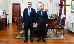 Başkan Özyavuz'dan Adalet Bakanı Akın Gürlek'e Hayırlı Olsun Ziyareti