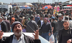 Şanlıurfa Eyyübiye'deki Pazarda Karmaşa ve Kaos Hakim!
