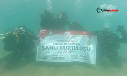 Şanlıurfa İtfaiyesi Dalgıçları, 11 Nisan'ı Su Altında Kutladı