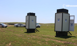 Şanlıurfa Ceylanpınar'da Mesire Alanına Seyyar Tuvaletler Kuruluyor