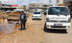 Şanlıurfa'da Kurban Satış Noktaları Yakınlarında İlaçlama Çalışması