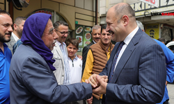 Başkan Kasım Gülpınar Divanyolunda Esnafı Ziyaret Etti