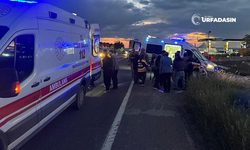 Şanlıurfa'da Motosiklet Kazasında Karı Koca Çift Yaralandı