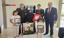 Şanlıurfa'da Jandarmadan Şehit Ailesine Ziyaret