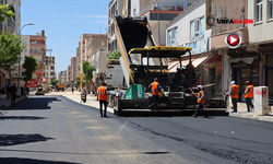 Viranşehir'de Uğur Boran Caddesi Asfaltla Yenileniyor
