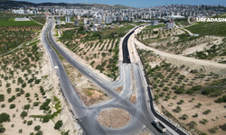 Şanlıurfa’da Balıkayağı-Azerbaycan Bulvarında Sıcak Asfalt Çalışması