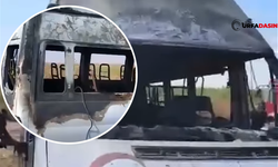 Şanlıurfa Ceylanpınar'da Araç Küle Döndü ! Yangın mı Kundaklama mı?