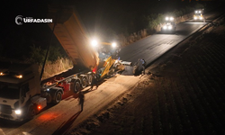 Şanlıurfa'da Gece Gündüz Asfalt Mesaisi Aralıksız Devam Ediyor