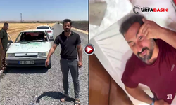 Şanlıurfa'da Yoldan Fırlayan Çakıllar Aracın Camını Patlattı: 1 Yaralı