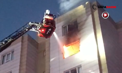 Şanlıurfa'da Apartmanın 8. Katında Yangın Paniği