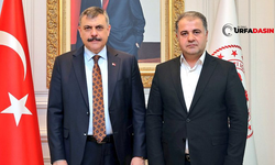 Şanlıurfalı Gazeteci Cengiz Aksan, İçişleri Bakanını Ziyaret Etti