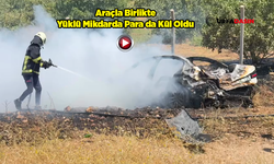 Şanlıurfa'da Şarampole Devrilen Otomobil içindeki Parayla Yandı: 2 Yaralı