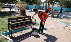 Haliliye’de Parklar Yenilenilenerek Yeşil Alanlar Modernleşiyor