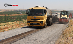 Şanlıurfa Kırsalında Asfalt Serme Çalışmaları Devam Ediyor