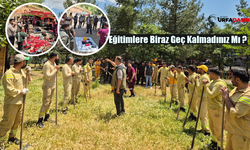 Şanlıurfa Orman Bölge Müdürlüğü, Orman Yangınlarıyla Mücadele Eğitimi Veriyor