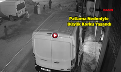 Şanlıurfa'da İki Çocuğun Yaralandığı Patlama Anı Kameraya Yansıdı