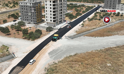 Şanlıurfa'da Kent Girişinde Trafiği Rahatlatacak Alternatif Yeni Yol Asfaltlanıyor