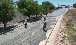 Şanlıurfa'da 3 İlçeyi Bağlayan 11,5 Kilometrelik Beton Yol Tamamlandı