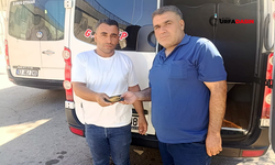 Şanlıurfa'da Dolmuş Şoförü, Araçta Unutulan Bilezikleri Sahibine Teslim Etti