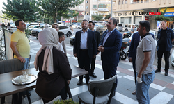 Haliliye'de Başkan Canpolat, Teşkilat ve Esnafla Buluştu
