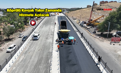 Şanlıurfa'da Sanayi Sitesi Köprülü Kavşağında Asfaltlama Çalışması Devam Ediyor