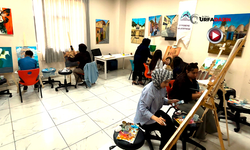 Eyyübiye’de Geleceğin Genç Ressamlar Yetişiyor