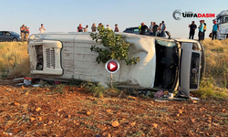 Şanlıurfa'da Can Pazarı! İişçileri Taşıyan Servis Şarampole Devrildi: 27 Yaralı