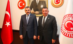 MHP Şanlıurfa Milletvekili İbrahim Özyavuz, İçişleri Bakanı Mustafa Çiftçi İle Görüştü