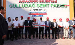Karaköprü Güllübağ Mahallesi’nde Modern Kapalı Semt Pazarı Hizmete Sunuldu