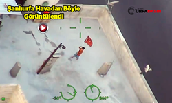 Şanlıurfa’da Helikopterle Havadan Denetim: Türk Bayraklı Çocuk Duygulandırdı