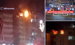 Şanlıurfa'da 5 Katlı Binada Korkutan Yangın!