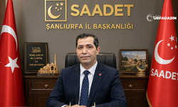 Saadet Partisi Şanlıurfa İl Başkanı Halil Yiğit, : Esnaf Ayakta Kalma Mücadelesi Veriyor