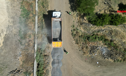 Siverek Kırsalında Yol Yapım Çalışmaları Sürüyor