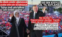 AK Parti'nin 25. Kuruluş Yıl Dönümü Şölene Dönüştü