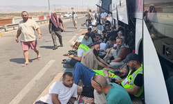 Şanlıurfa'dan Geçen Filistin Konvoyu, Irak'ın İbrahim Halil Sınır Kapısı’na Ulaştı