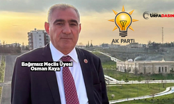 Viranşehir'de Bağımsız Belediye Meclis Üyesi Osman Kaya AK Parti'ye Geçecek Denildi