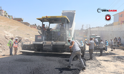 Şanlıurfa'da Şeyh Maksut Türbe Yolu Sıcak Asfaltla Yenilendi