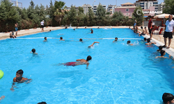 Şanlıurfa Sıcağında Ücretsiz Havuzlar Çocuklarla Doluyor