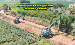Şanlıurfa'da Sulama Altyapısının Güçlendirilmesi İçin Makinalı Çalışmalar Sürüyor