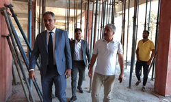 Mehmet Kuş İle Necmeddin Sağlam Yeni Hizmet Binasını İnceledi