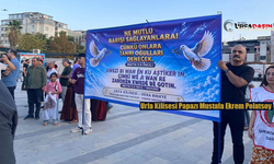 Şanlıurfa'da Düzenlenen Yürüyüşte Urfa Kilisesi İncil Pankartı Açtı
