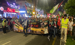 Şanlıurfa’da Aksa Tufanı'nın Yıldönümünde Filistin'e Destek Yürüyüşü