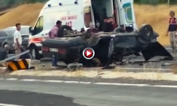 Şanlıurfa'da Otomobil Taklalar Atarak Ters Döndü: 5 Ağır Yaralı