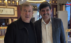 Şanlıurfa ASKF Başkanı Murat Basyan, Tanju Çolak İle Sürpriz Görüşme