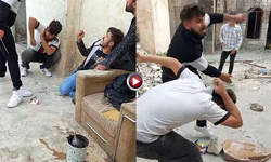 Şanlıurfa'da Madde Kullanan Şahıslar Darp Edildi, O Anlar Kameraya Yansıdı