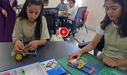 Eyyübiyeli Çocuklar Robotik Kodlama Öğreniyor