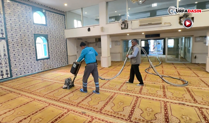 Eyyübiye'de Camiler Aralıklarla Temizleniyor