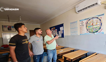 Viranşehir 15 Temmuz Okulu 1'inci Sınıf Öğrencileri Klimaya Kavuştu