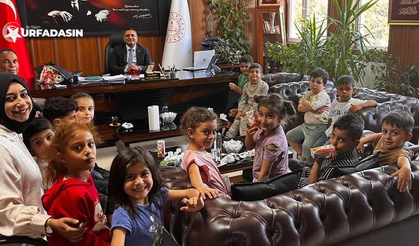 Milli Eğitim Müdürünün Minik Misafirleri