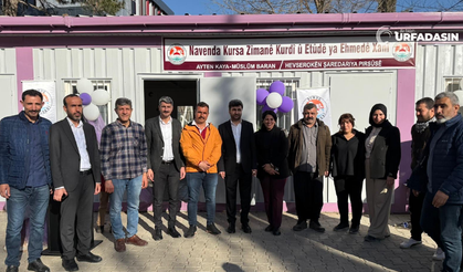 Şanlıurfa Suruç'ta Kürtçe Dil Kursu Ve Etüt Merkezi Açıldı